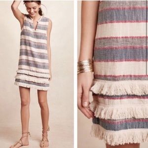Holding Horses striped fringe Dress
